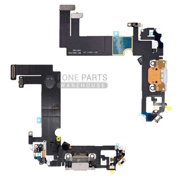 For IPhone 12 Mini Genuine Charging Port Flex Cable [Silver]