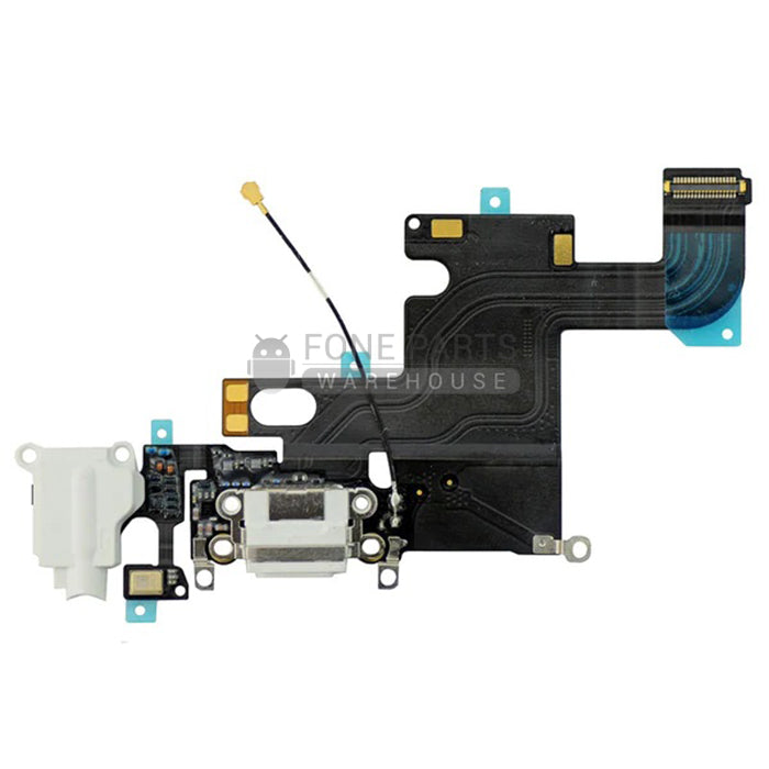 For IPhone 6 Genuine Charge Port & Audio Flex Cable [White]