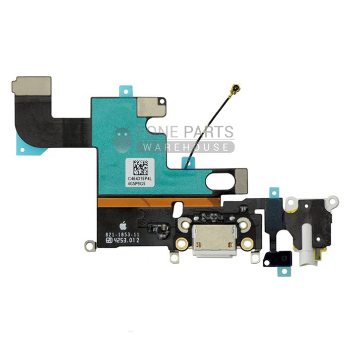 For IPhone 6 Genuine Charge Port & Audio Flex Cable [White]