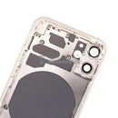 For IPhone 12 Mini Genuine Housing With Parts in [Silver] (Grade A Condition Taken From 14 Days Used Phone)