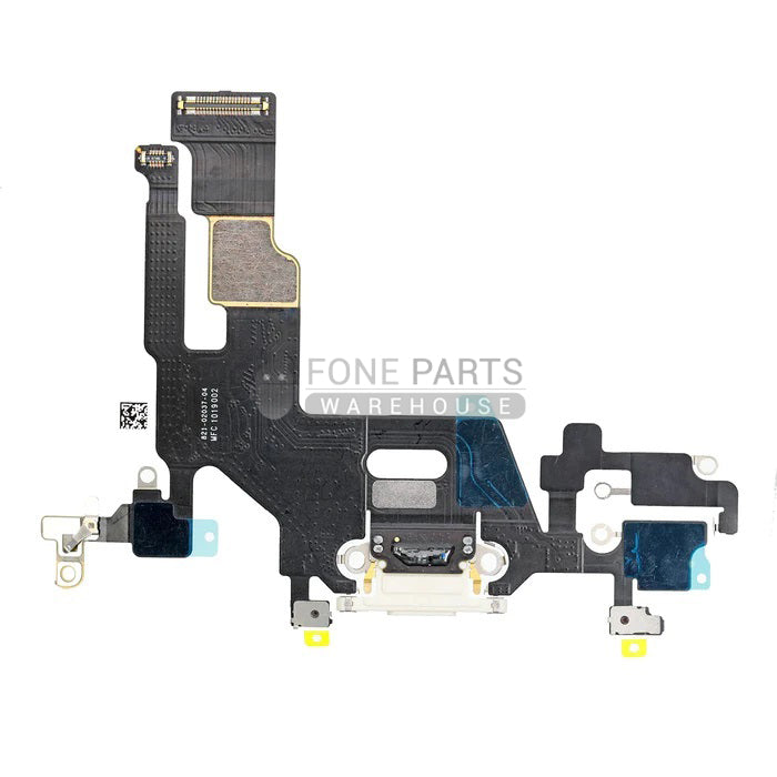 For IPhone 11 Genuine Charging Port Flex Cable [White]