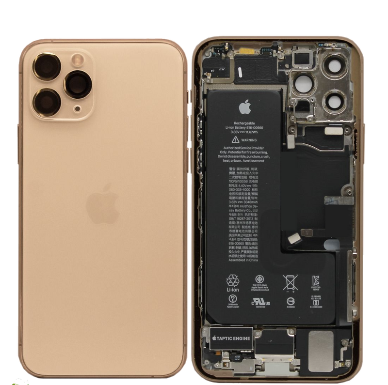 For IPhone 11 Pro Genuine Housing With Parts & Battery in Gold (Grade A Condition Taken From 14 Days Used Phone)