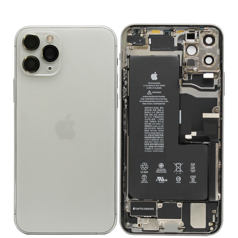 For IPhone 11 Pro Max Genuine Housing With Parts & Battery in [White]  (Grade A Condition Taken From 14 Days Used Phone)