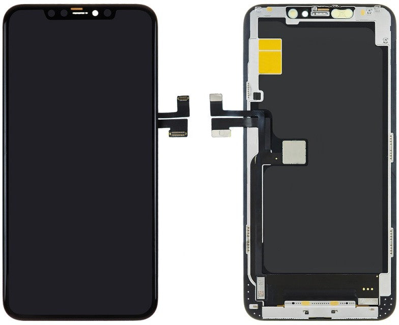 For IPhone 11 Pro Max Replacement Lcd Screen Assembly with Touch Digitizer And Frame [TriTone - Insurance /Hard]