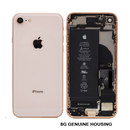 For IPhone 8 Genuine Housing With Parts With Battery in [Rose Gold] [Grade A Condition Taken From 14 Days Used Phone]